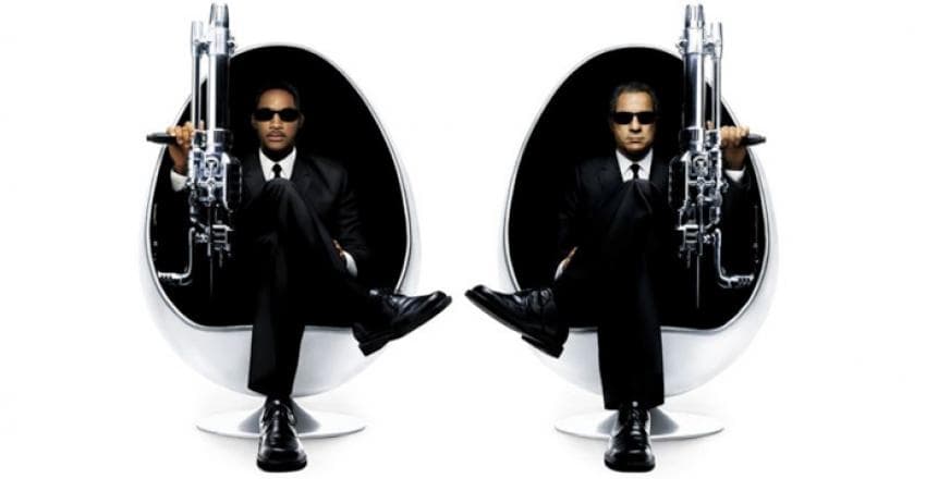 Silla huevo Men in Black 